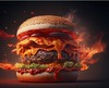 Spicy boom burger